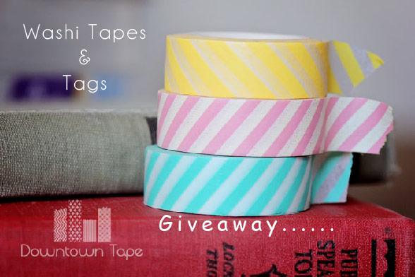 Giveaway: Washi Tapes & Tags