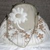 Handmade Frame Clutch Handbag – Flower