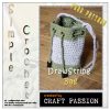 Free Pattern – Crochet Drawstring Bag