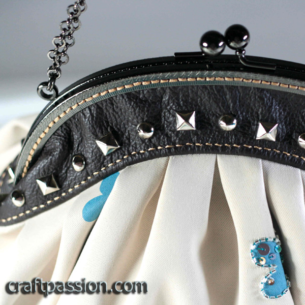 “The Dazzle” Vintage Frame Clutch Bag Craft Passion Free Patterns