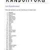 Giveaway Winner: March 2011