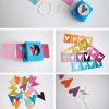Paper Punch Heart Garland