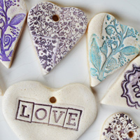 Salt Dough Valentines
