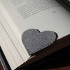 Felt Heart Bookmark