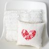 Gathered Heart Pillow