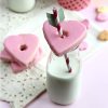 Glass Topper Valentines Cookies
