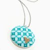 Gold Beaded Heart Pendant