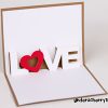 Love Pop Up Card