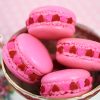 Heart Spinkle Valentine Macarons