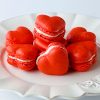 Red Velvet Valentine's Macarons