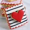 Double-decker, Stripey, Valentine Cookies