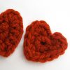 Tiny Crochet Hearts