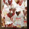 Valentine Garland from Plastic Grocery Bags