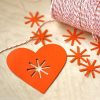Asterisk Heart Garland