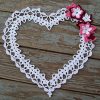 Whimsical Heart Doily