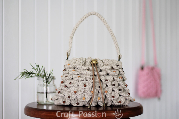 crocodile stitch purse crochet pattern 1