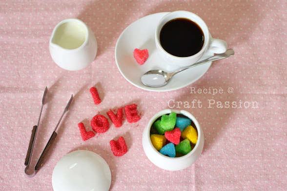 How To Make Sweet Heart Sugar Cubes