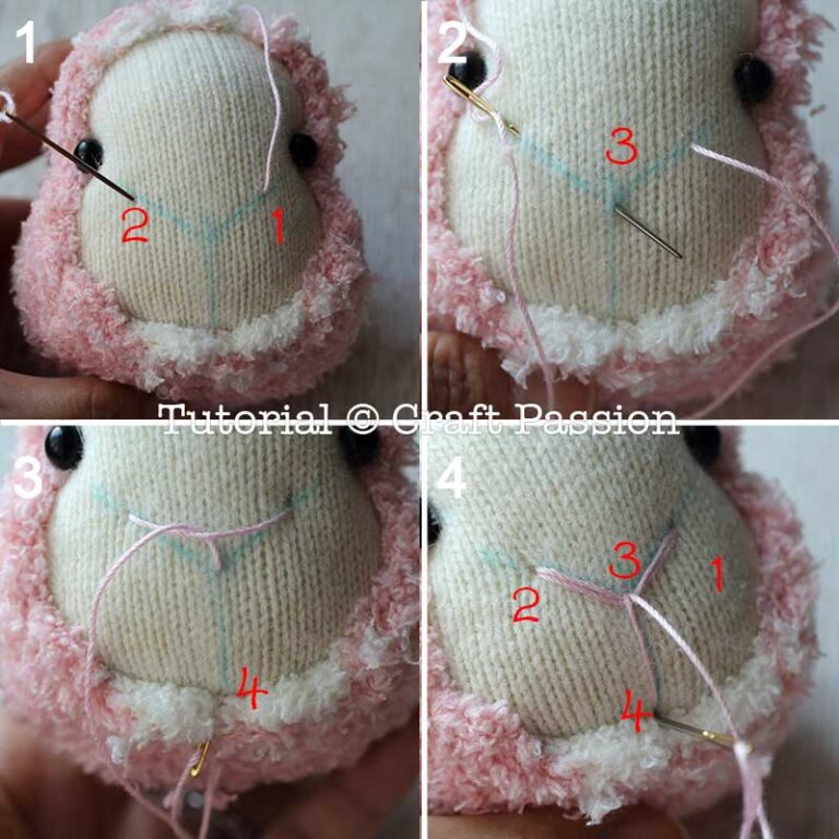 Sock Sheep Stuffed Animal - Free Sewing Pattern • Craft Passion