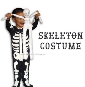 Skeleton Costume - DIY Halloween Costume • Craft Passion