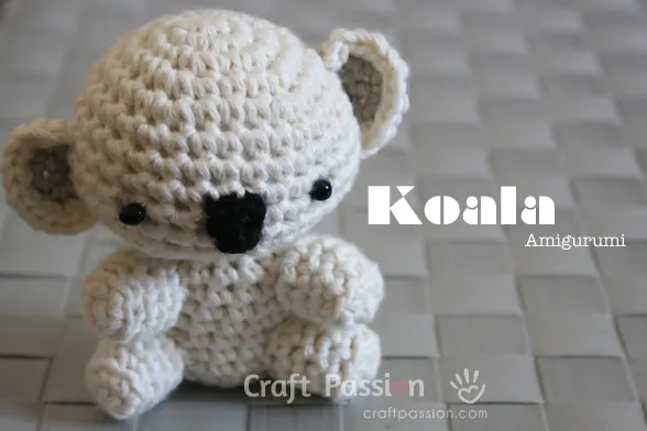 crochet koala amigurumi pattern
