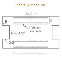 Purse Organizer Insert With Adjustable Dividers - Free Pattern & Tutorial