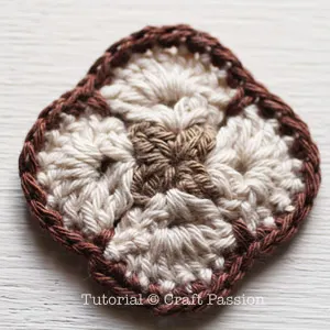 african flower crochet purse