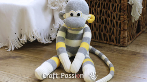 sock monkey toy