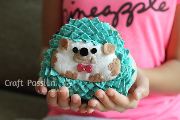 hedgehog coin purse cute