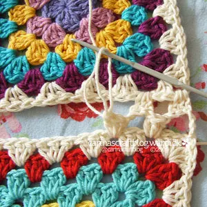seamless join granny squares