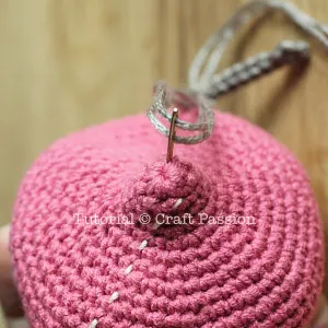 crochet apple