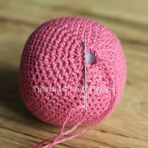 crochet apple