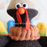 How To Sew Turkey Stuffed Animal From Socks • Free Pattern