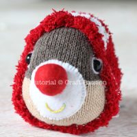 How To Sew Reindeer Stuffed Animal From Socks • Free Pattern