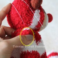 How To Sew Reindeer Stuffed Animal From Socks • Free Pattern