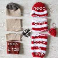 How To Sew Reindeer Stuffed Animal From Socks • Free Pattern