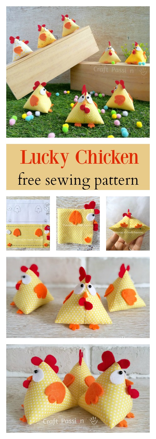 Lucky Chicken Pattern - Free Sewing Pattern | Craft Passion