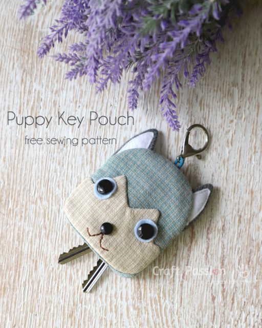 Puppy Key Holder Free Sewing Pattern • Craft Passion