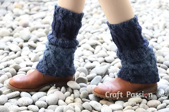 Cable Knit Leg Warmers Pattern