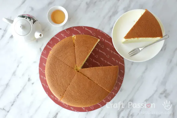 low carb Japanese cheesecake