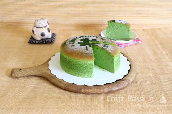 green tea cheesecake