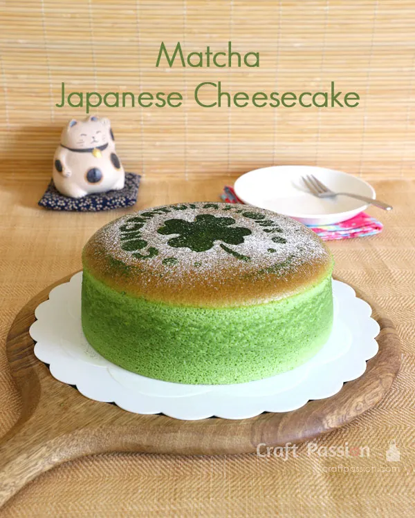 Matcha Japanese Cheesecake