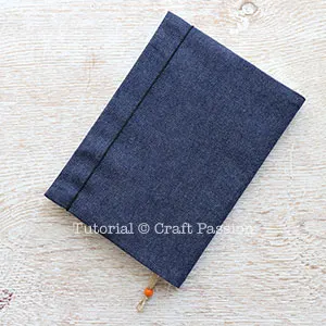 fabric book cover tutorial