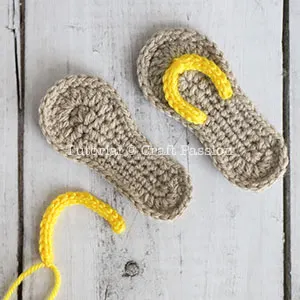 crochet sandals