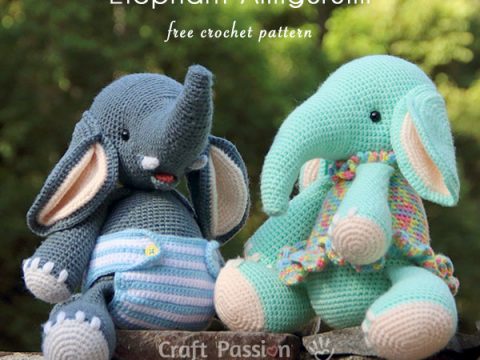 elephant amigurumi free crochet pattern craft passion