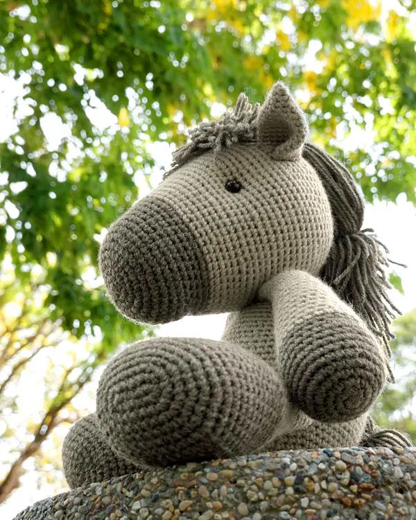 Crochet Horse Pattern Crochet Plush Pattern Amigurumi Horse Colt Foal Pony