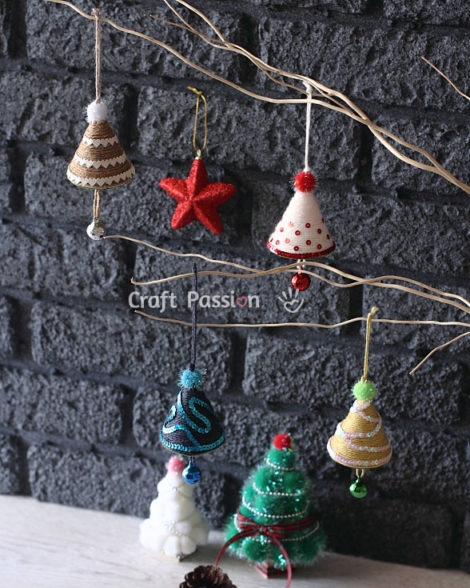 Styrofoam Christmas Tree Ornament - Easy DIY • Craft Passion