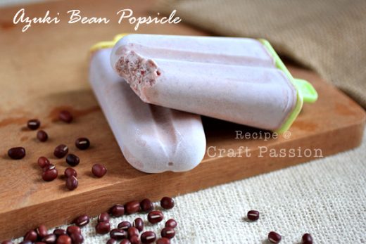 Delicious Red Azuki Bean Popsicle Recipe • Craft Passion