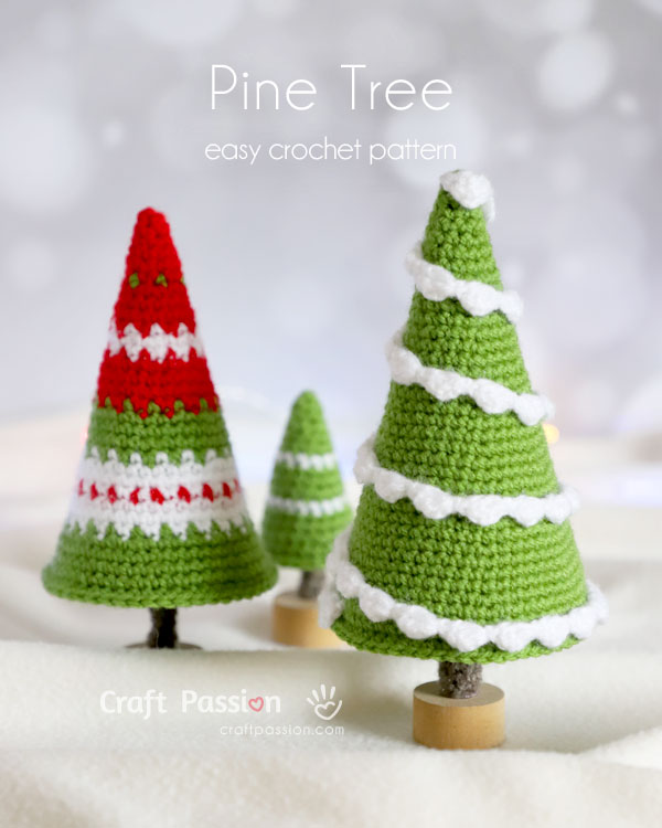 pine tree crochet pattern