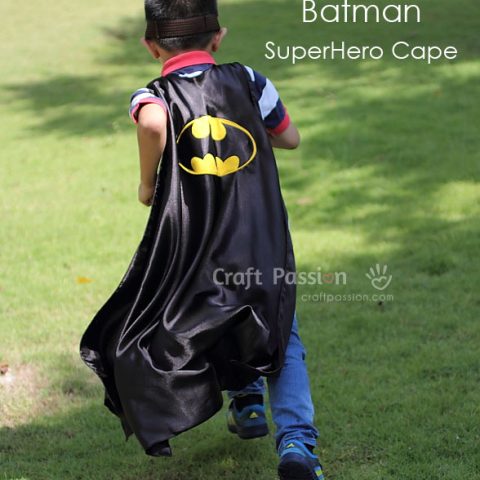 Batman Superhero Cape Sewing Pattern