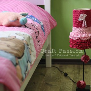 Dolly Lampshade Cover Crochet Pattern